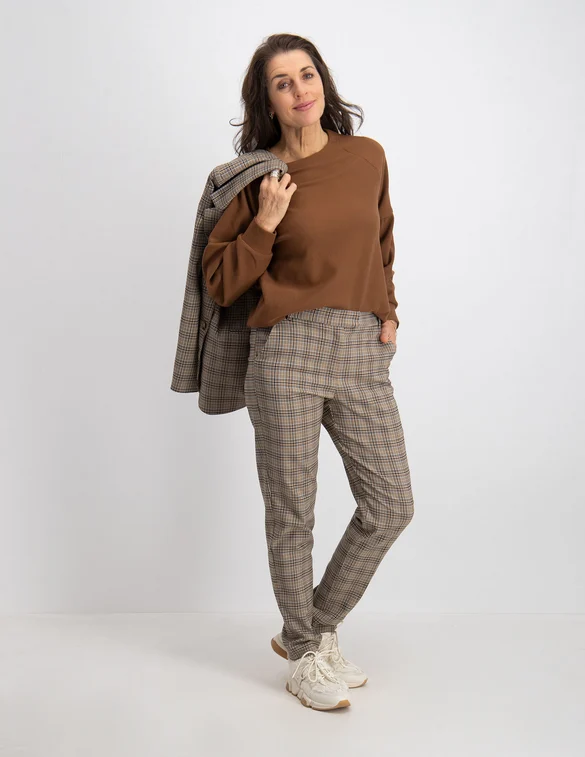 Geisha Pantalon check 21890-99