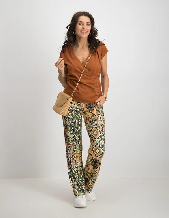 Geisha Pants AOP 21385-60 BRITT