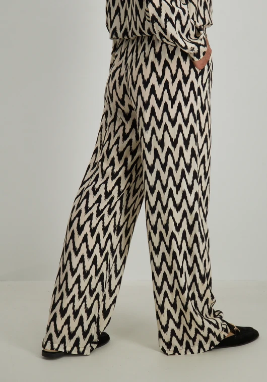 Geisha Pants AOP bi-color 51173-70