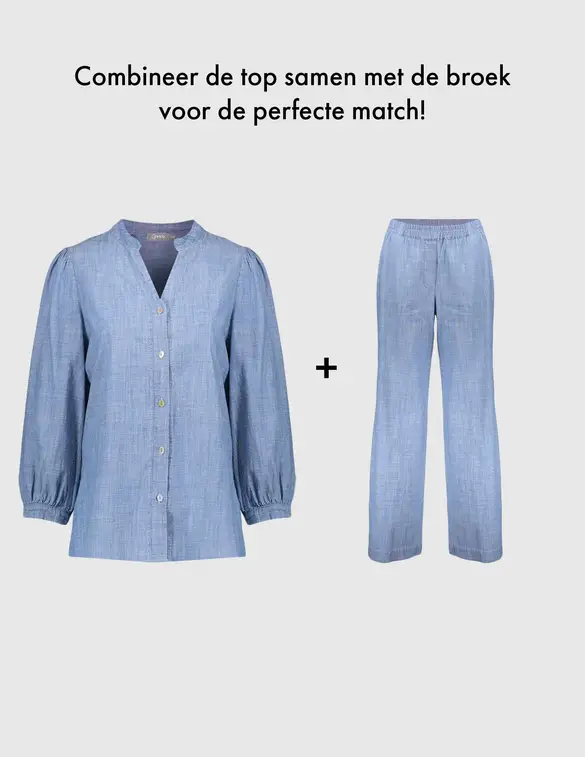 Geisha Pants chambray 51174-70
