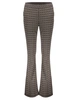 Geisha Pants jacquard flare 2-tone 41552-70