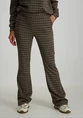 Geisha Pants jacquard flare 2-tone 41552-70