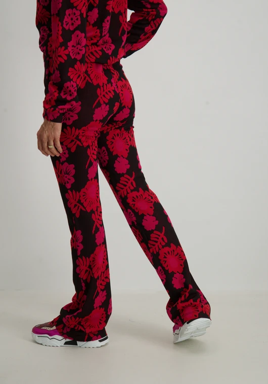 Geisha Pants jaqcuard flowers 41831-70