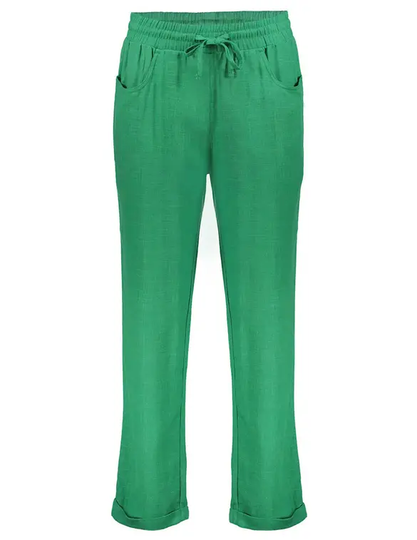 Geisha Pants linnen straight 31070-60