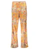 Geisha Pants multicolor flowers 31102-81