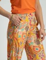 Geisha Pants multicolor flowers 31102-81