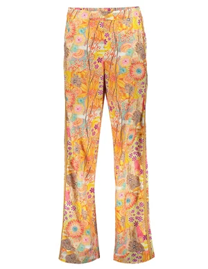 Geisha Pants multicolor flowers 31102-81