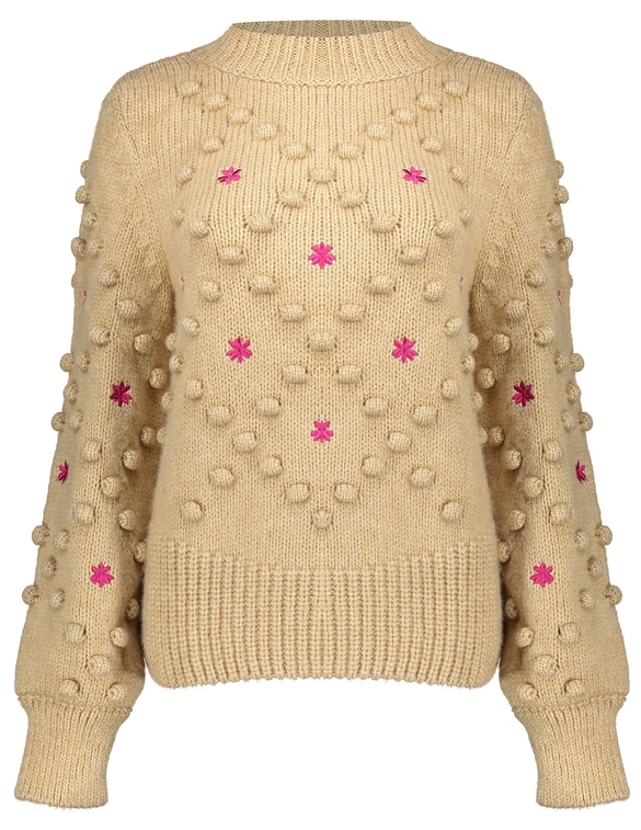 Geisha Pull dot & flower 44550-23
