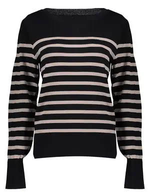 Geisha Pull shoulderpleads stripes 24515-10