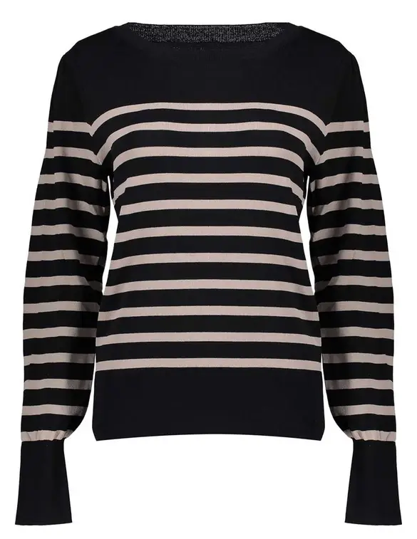Geisha Pull shoulderpleads stripes 24515-10