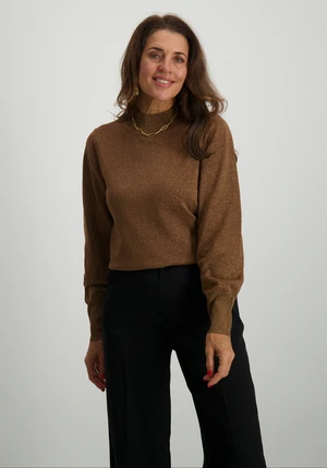 Geisha Pullover basic turtle lurex 44567-14