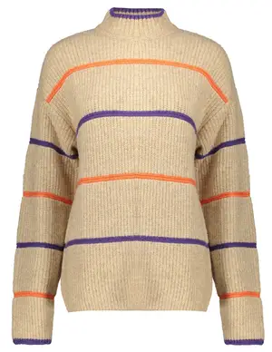 Geisha Pullover color stripe 34590-14
