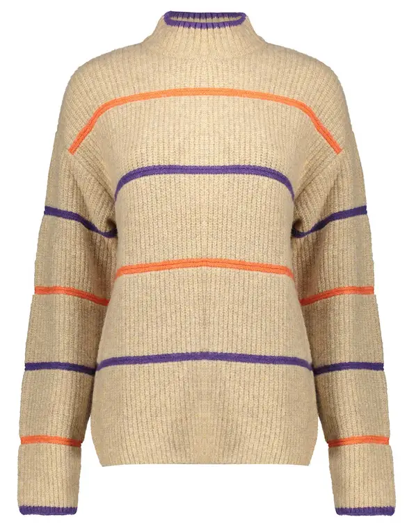 Geisha Pullover color stripe 34590-14