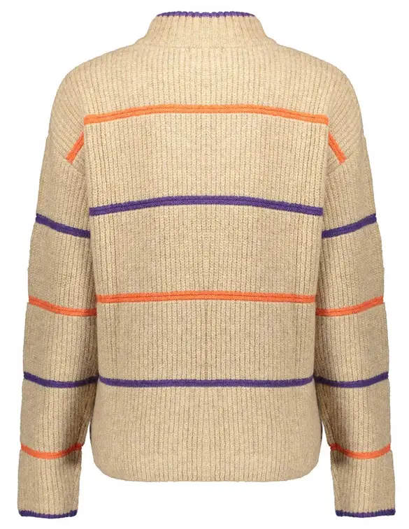 Geisha Pullover color stripe 34590-14