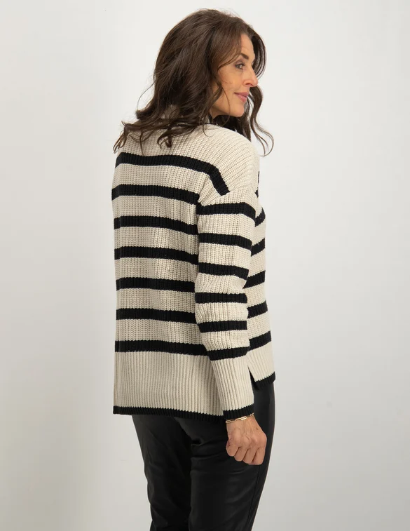 Geisha Pullover stripe 24544-29