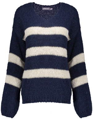 Geisha pullover stripe with lurex 24570-70