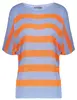 Geisha Pullover striped bat sleeves 34068-70