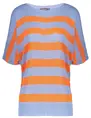 Geisha Pullover striped bat sleeves 34068-70