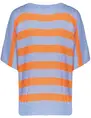 Geisha Pullover striped bat sleeves 34068-70