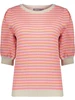 Geisha Pullover stripes short sleeves 54033-14