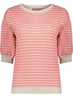 Geisha Pullover stripes short sleeves 54033-14