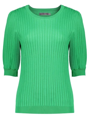 Geisha rib pull short sleeves 34054-14