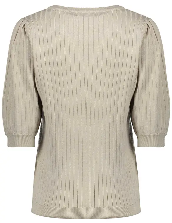 Geisha rib pull short sleeves 34054-14