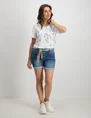 Geisha Shorts button closure + belt 21312-10