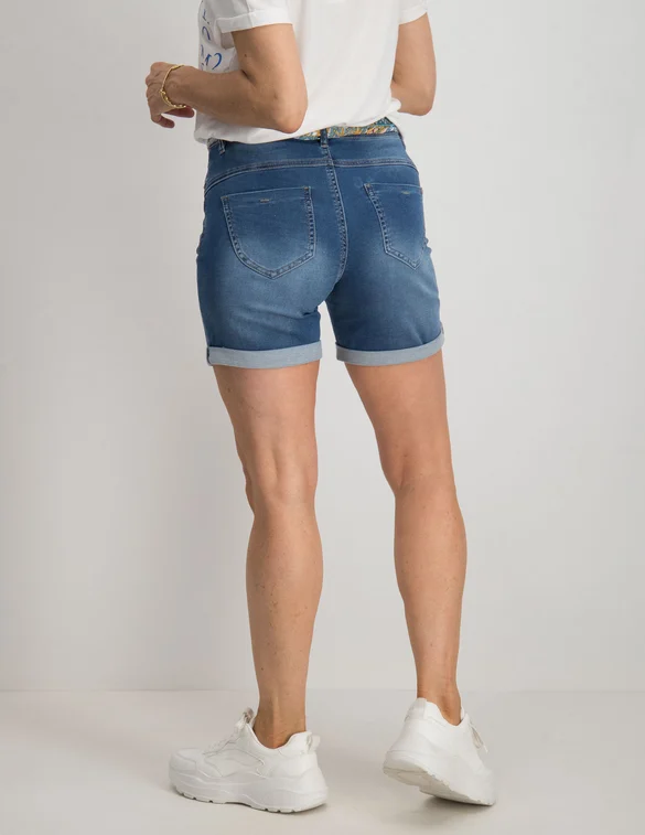 Geisha Shorts button closure + belt 21312-10