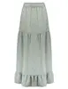Geisha Skirt AOP small leaves 26020-14