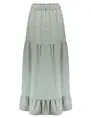 Geisha Skirt AOP small leaves 26020-14