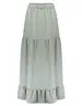 Geisha Skirt AOP small leaves 26020-14