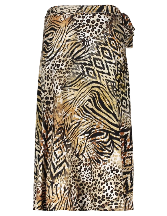 Geisha Skirt long jersey AOP 56350-60 JILL