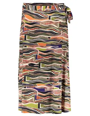 Geisha Skirt long with strap AOP 36101-60 JILL