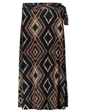 Geisha Skirt long with strap AOP 36101-60 JILL