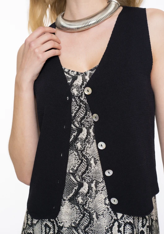 Geisha Spencer knitted 54338-70