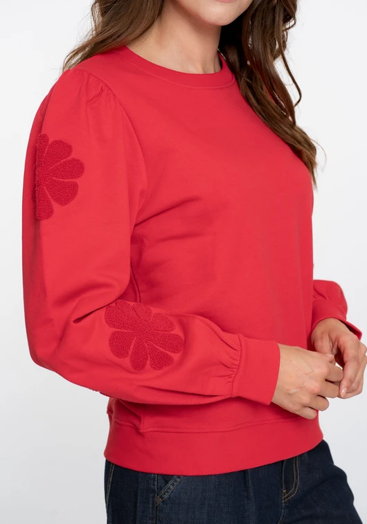 Geisha Sweater big flowers 52582-21
