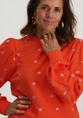 Geisha Sweater embroiderd flowers 52081-21