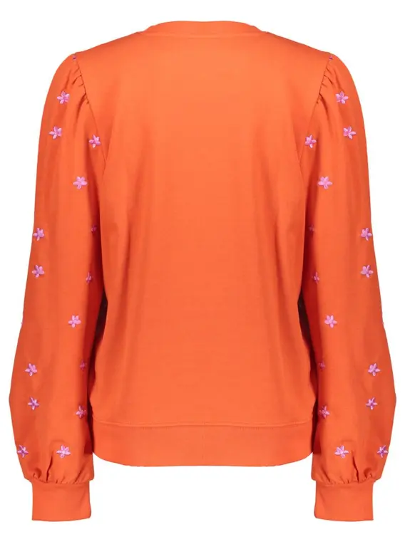 Geisha Sweater embroiderd flowers 52081-21
