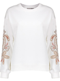 Geisha Sweater embroiderd sleeves 52140-24
