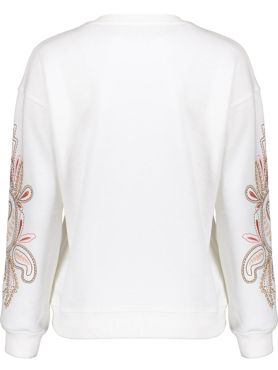 Geisha Sweater embroiderd sleeves 52140-24