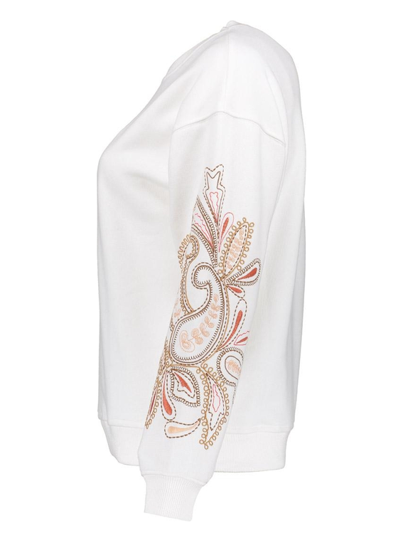 Geisha Sweater embroiderd sleeves 52140-24