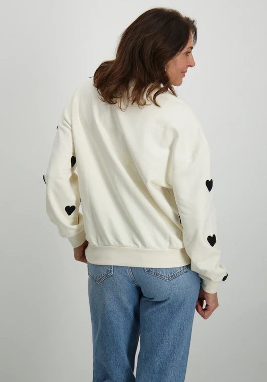 Geisha Sweater hearts terry 52084-21