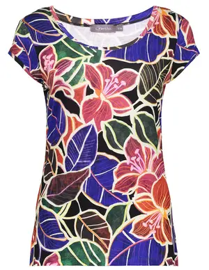 Geisha T-shirt AOP s/s 32402-60 KATE