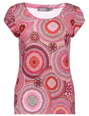 Geisha T-shirt AOP s/s 32402-60 KATE