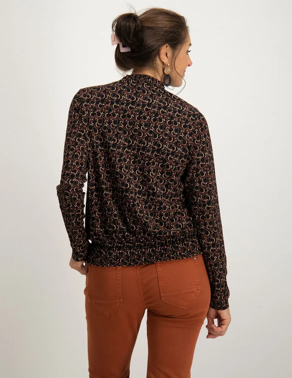 Geisha T-shirt AOP small L/S 22523-60