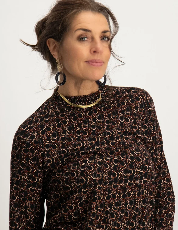 Geisha T-shirt AOP small L/S 22523-60
