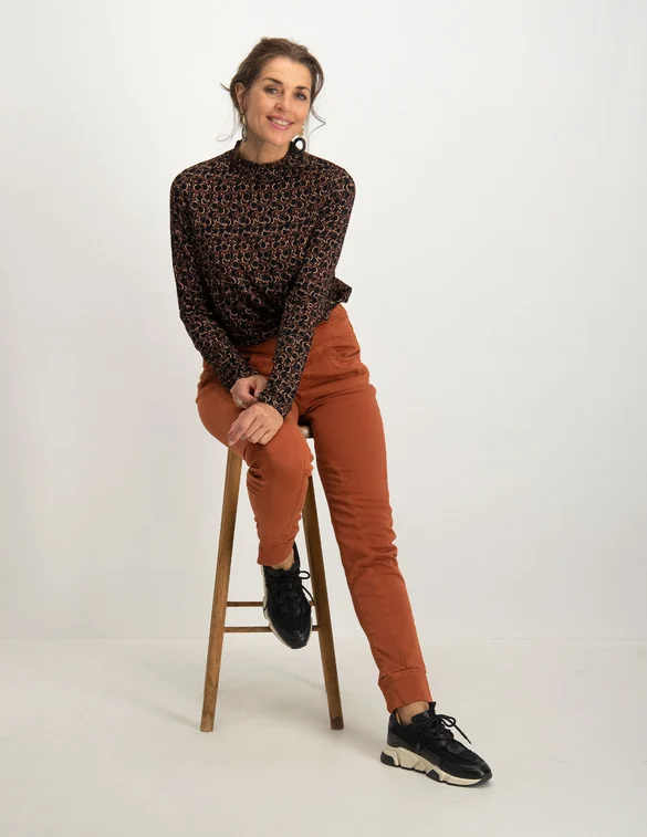 Geisha T-shirt AOP small L/S 22523-60
