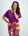Geisha T-shirt butterfly sleeves 32350-21