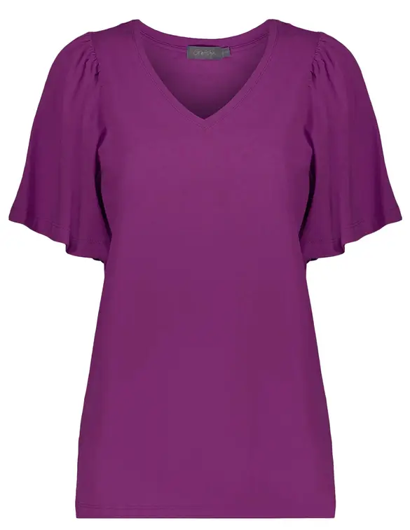 Geisha T-shirt butterfly sleeves 32350-21